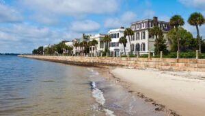 Charleston, South Carolina waterfront area for military families